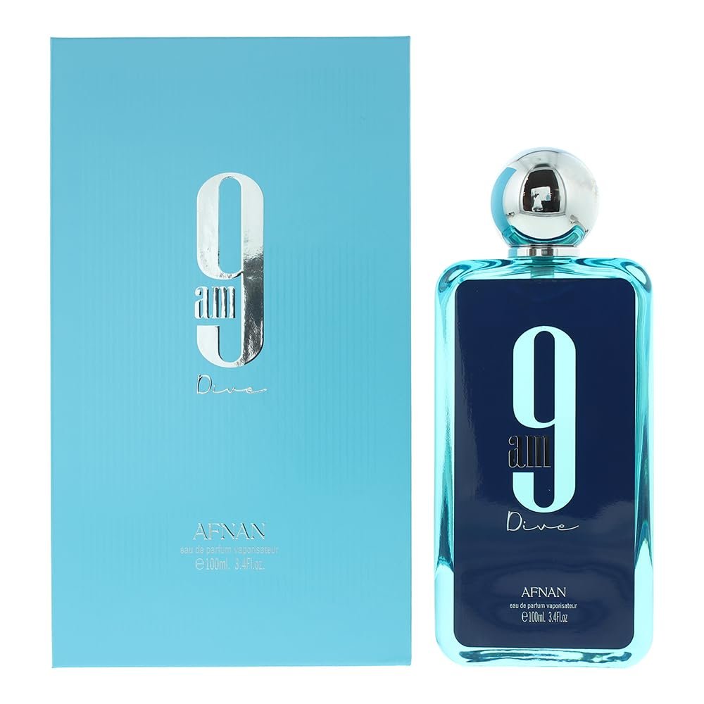 Afnan 9Am Dive by Afnan Eau De Parfum Spray (Unisex) 3.4 oz for Men