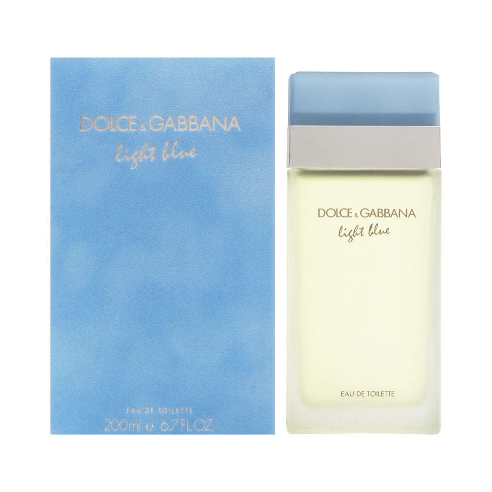 Dolce  Gabbana Womens Eau De Toilette Spray, Light Blue, 6.7 Fl. Oz (Pack of 1)