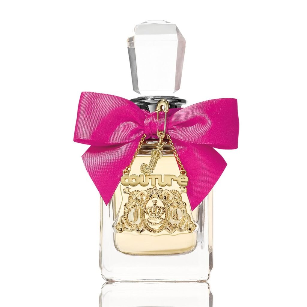 Juicy Couture, Viva La Juicy Eau De Parfum, Womens Perfume with Notes of Mandarin, Gardenia  Caramel,  Fruity  Sweet Perfume for Women, 0.33/1.0/1.7 Fl Oz