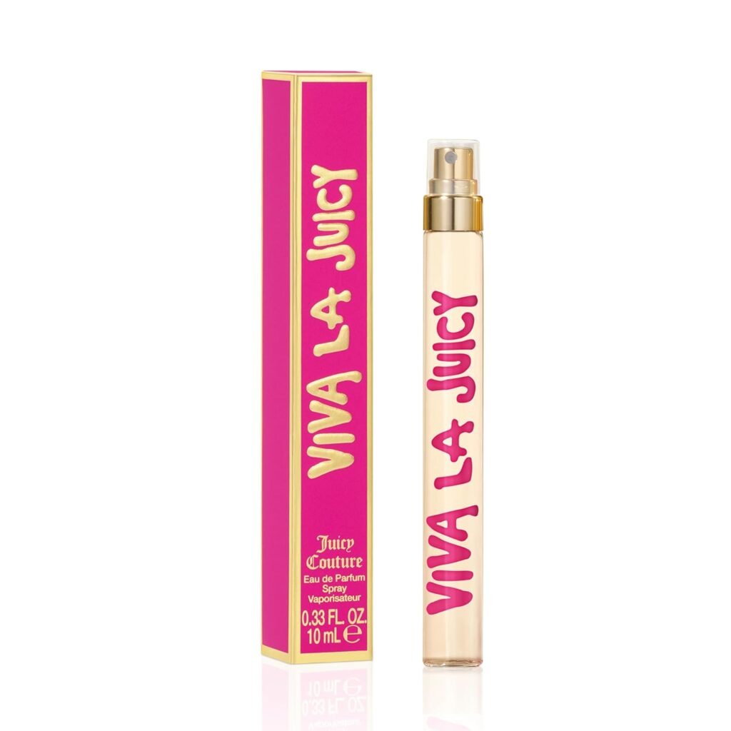 Juicy Couture, Viva La Juicy Eau De Parfum, Womens Perfume with Notes of Mandarin, Gardenia  Caramel,  Fruity  Sweet Perfume for Women, 0.33/1.0/1.7 Fl Oz