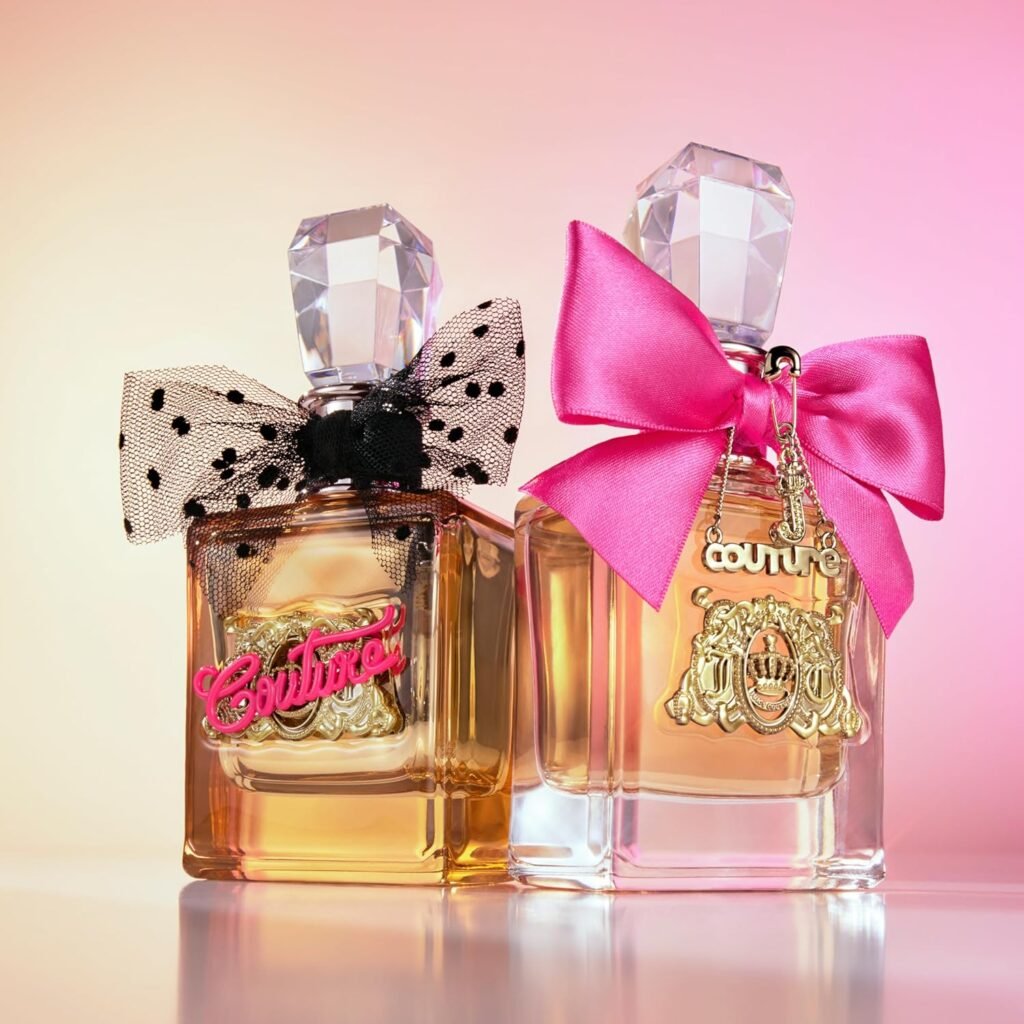 Juicy Couture, Viva La Juicy Gold Eau De Parfum, Womens Perfume with Notes of Luscious Berry, Jasmine Sambac  Vanilla Cream - Fruity  Sweet Perfume for Women, EDP Spray, 1 Fl Oz