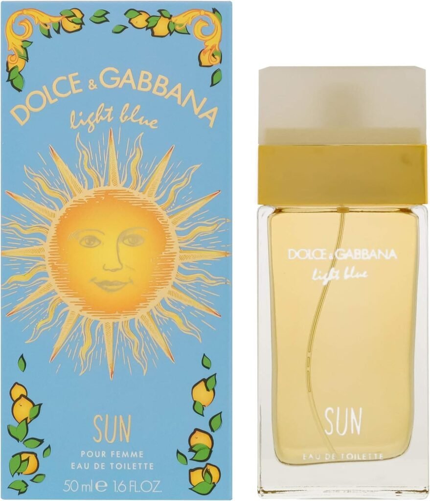 Light Blue Sun by Dolce  Gabbana Eau De Toilette Spray 1.7 oz Women