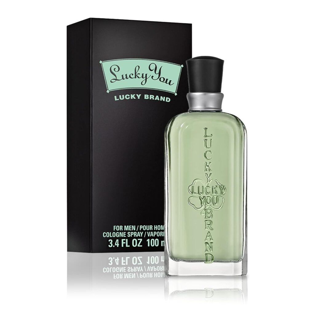 Lucky Brand, Lucky You Mens Cologne Fragrance Spray, Day or Night Casual Scent with Bamboo Stem Fragrance Notes, 6 Fl Oz